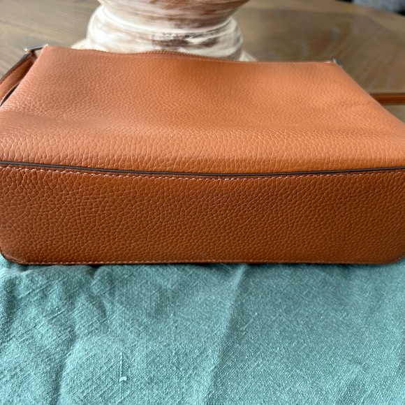 EUC KATE SPADE Pebble Leather Crossbody & Wallet Brown Cognac Tan Bag - Picture 9 of 12